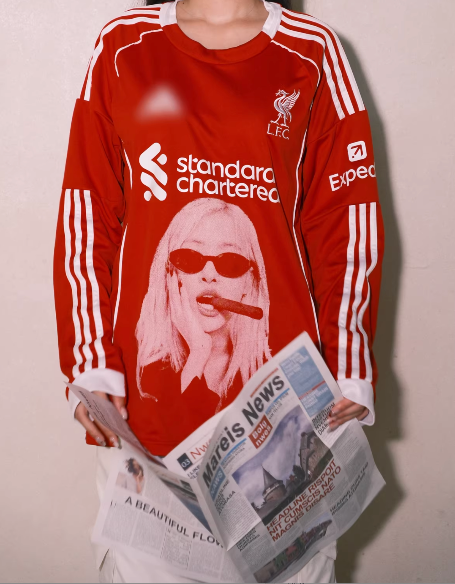 11 IDOLS FC | "The Rosé" Liverpool Edition - Vintage Streetwear Jersey