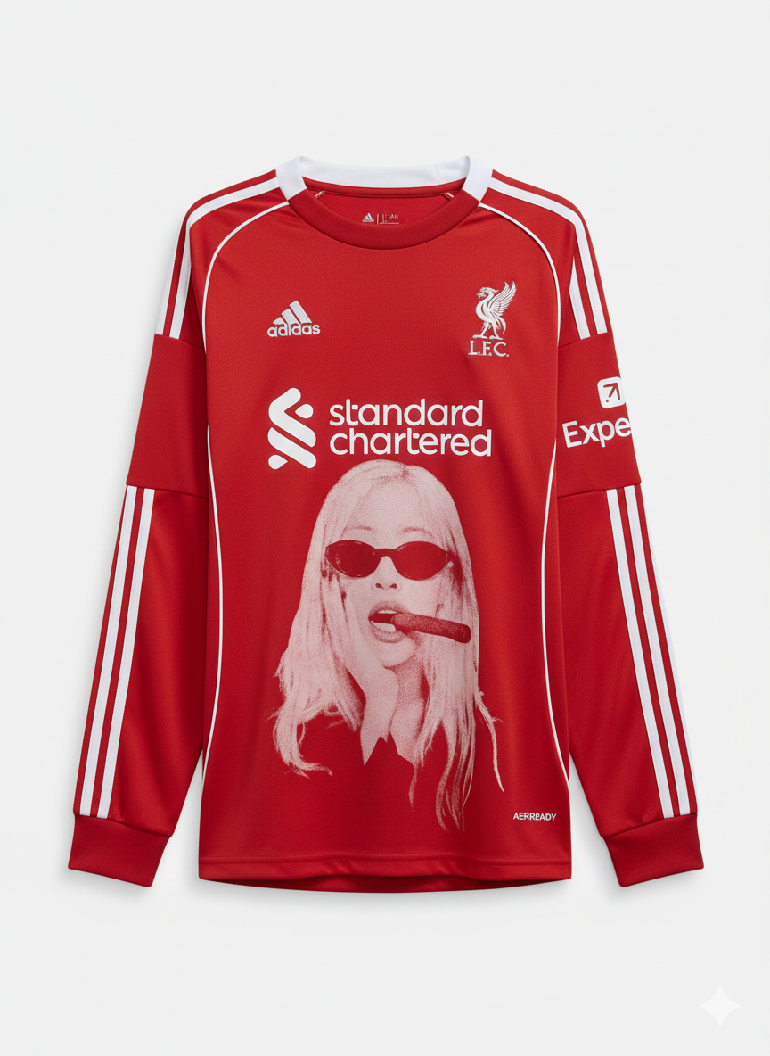 11 IDOLS FC | "The Rosé" Liverpool Edition - Vintage Streetwear Jersey
